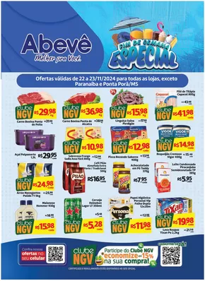 Catálogo Abevê Supermercados em Maracaju | Ofertas Abevê Supermercados | 22/11/2024 - 23/11/2024