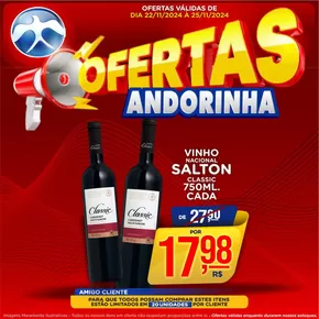 Catálogo Andorinha Hipermercado em São Paulo | Ofertas especiais atraentes para todos | 22/11/2024 - 25/11/2024