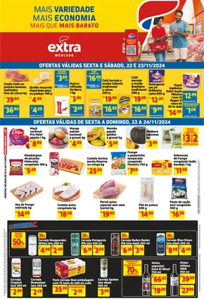 Catálogo Mercado Extra em São Vicente | Folheto Mercado Extra | 22/11/2024 - 24/11/2024