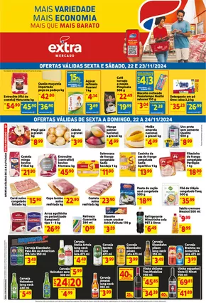 Catálogo Mercado Extra em Armação dos Búzios | Ofertas exclusivas para nossos clientes | 22/11/2024 - 24/11/2024