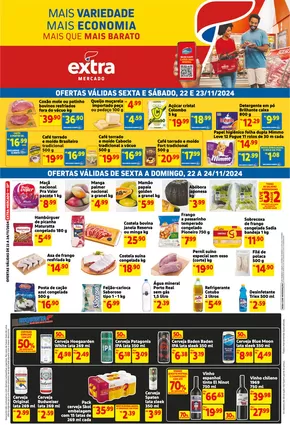 Catálogo Mercado Extra em Atibaia | Ofertas exclusivas e pechinchas | 22/11/2024 - 24/11/2024