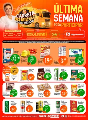 Catálogo Supermercados Pague Menos em Paulínia | Ofertas exclusivas somente nesse fim de semana! | 22/11/2024 - 24/11/2024