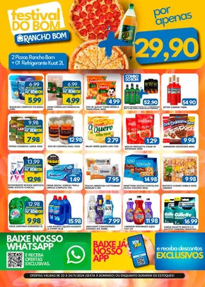 Catálogo Rancho Bom Supermercados em Schroeder | Promoções especiais em andamento | 22/11/2024 - 24/11/2024