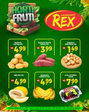 Catálogo Supermercados Rex em Lavras | Novas ofertas para descobrir | 22/11/2024 - 24/11/2024