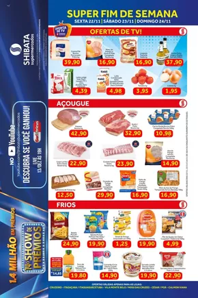 Catálogo Shibata Supermercados em Itaquaquecetuba | Ofertas especiais para você | 22/11/2024 - 24/11/2024