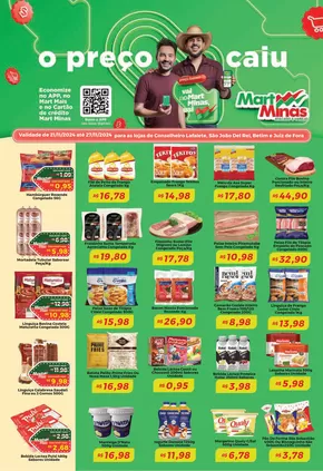 Promoções de Supermercados em Santa Cruz de Minas | Ótima oferta para todos os clientes de Mart Minas | 22/11/2024 - 27/11/2024