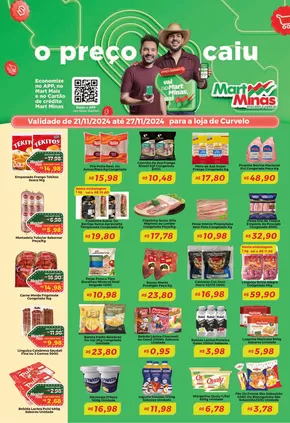 Catálogo Mart Minas em Curvelo | Promoções especiais em andamento | 22/11/2024 - 27/11/2024