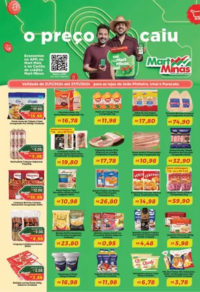 Catálogo Mart Minas em João Pinheiro | Descontos e promoções | 22/11/2024 - 27/11/2024