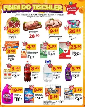 Catálogo Supermercados Tischler em Cachoeira do Sul | Encarte Supermercados Tischler | 22/11/2024 - 24/11/2024