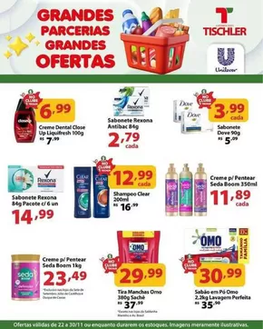 Catálogo Supermercados Tischler em Cachoeira do Sul | Melhores ofertas para compradores econômicos | 22/11/2024 - 30/11/2024