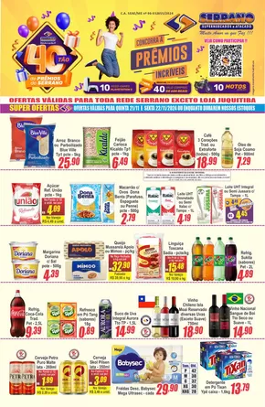 Catálogo Serrano Supermercado em Cotia | Nossas melhores ofertas para você | 22/11/2024 - 27/11/2024