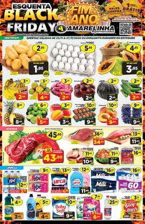 Promoções de Black Friday em Barrinha | Esquenta Black Friday  de Amarelinha Supermercados | 25/11/2024 - 27/11/2024