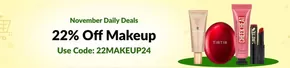 Promoções de Black Friday em Jardinópolis | November daily deals 22% off makeup ! de iHerb | 26/11/2024 - 30/11/2024