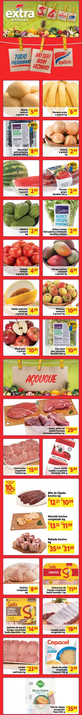 Promoções de Supermercados em Duque de Caxias | Melhores ofertas e descontos de Extra | 27/11/2024 - 04/12/2024