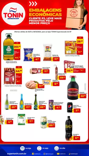 Promoções de Supermercados em Franca | Embalagens econômicas ! de Tonin Superatacado | 02/12/2024 - 06/12/2024