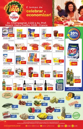 Promoções de Supermercados em Franca | Ê Tempo de Celebrar e Economizar! de Tonin Superatacado | 02/12/2024 - 06/12/2024