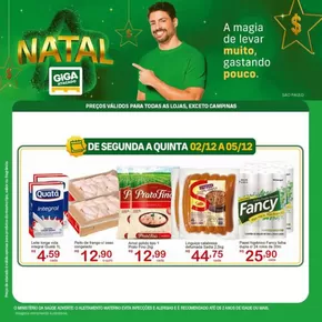 Promoções de Natal em Várzea Paulista | Especial Ofertas  de Giga Atacado | 02/12/2024 - 08/12/2024