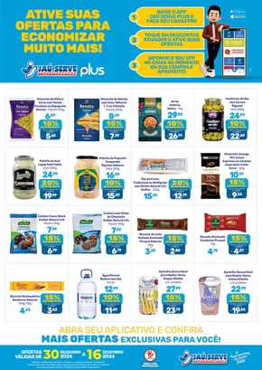 Promoções de Supermercados em São Carlos | Ativar Ofertas de Supermercados Jaù Serve | 02/12/2024 - 16/12/2024