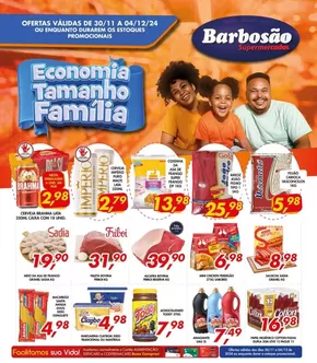 Promoções de Natal em Araxá | Encarte Barbosão Extra Supermercados de Barbosão Extra Supermercados | 02/12/2024 - 04/12/2024