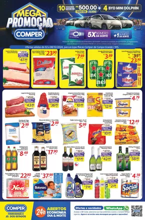 Promoções de Supermercados em Campo Grande | Mega Promoção Comper de Comper | 02/12/2024 - 08/12/2024