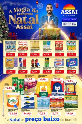 Promoções de Natal em Aracaju | Grandes descontos em produtos selecionados de Assaí Atacadista | 02/12/2024 - 04/12/2024