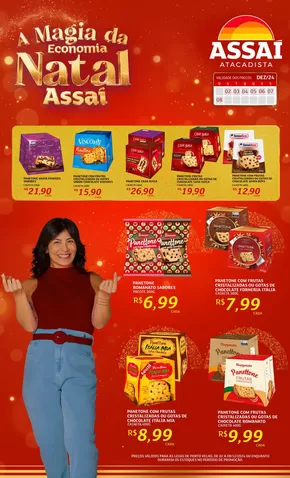 Promoções de Natal em Porto Velho | Melhores ofertas para compradores econômicos de Assaí Atacadista | 02/12/2024 - 08/12/2024