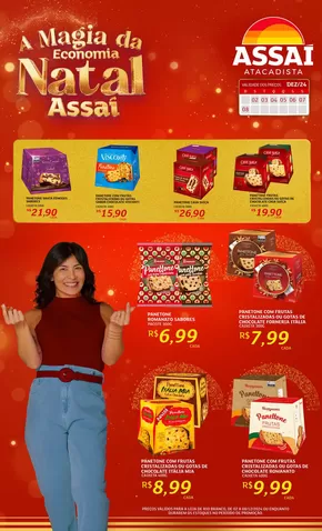 Promoções de Natal em Rio Branco | Promoções especiais em andamento de Assaí Atacadista | 02/12/2024 - 08/12/2024