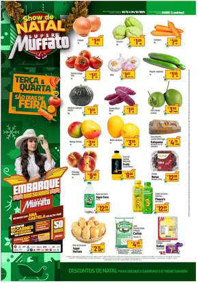 Promoções de Natal em Londrina | Melhores ofertas para todos os clientes de Super Muffato | 03/12/2024 - 04/12/2024