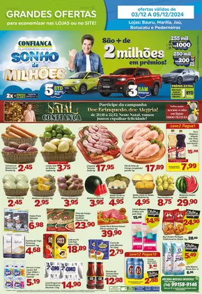 Catálogo Confiança Supermercados | Encarte Confiança Supermercados | 03/12/2024 - 05/12/2024