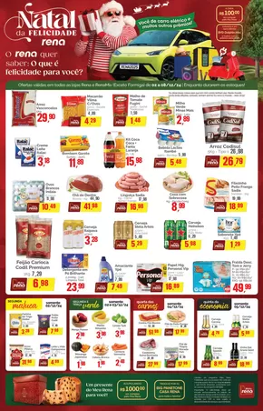 Promoções de Natal em Divinópolis | Natal Supermercados Rena de Supermercados Rena | 03/12/2024 - 08/12/2024