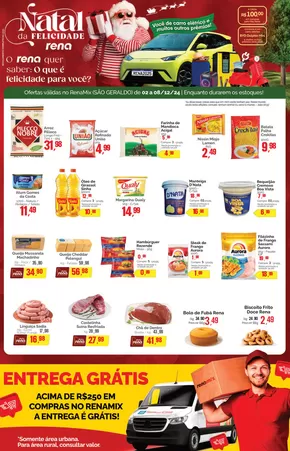 Promoções de Natal em Divinópolis | Nossas melhores ofertas para você de Supermercados Rena | 03/12/2024 - 08/12/2024