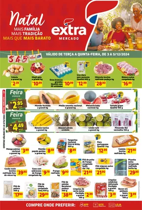 Promoções de Natal em Caucaia | Grandes descontos em produtos selecionados de Extra | 03/12/2024 - 05/12/2024