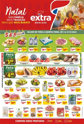 Promoções de Natal em João Pessoa | Melhores ofertas para todos os clientes de Extra | 03/12/2024 - 05/12/2024