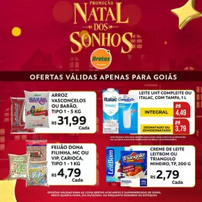 Promoções de Natal em Lavras | Encarte Bretas Supermercados de Supermercado Bretas | 04/12/2024 - 04/12/2024