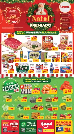 Promoções de Natal em São Roque | SUPER FEIRÃO REDE de Lopes Supermercados | 04/12/2024 - 05/12/2024