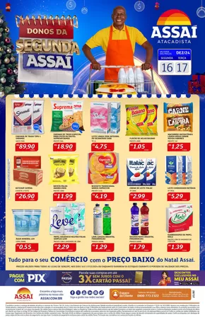 Promoções de Supermercados em Aracaju | Ofertas especiais para você de Assaí Atacadista | 16/12/2024 - 17/12/2024