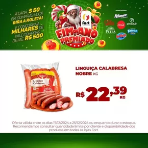 Promoções de Natal em Guaramirim | Fim de Ano Premiado de Fort Atacadista | 19/12/2024 - 25/12/2024