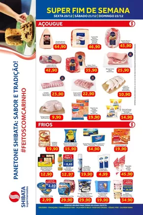 Catálogo Shibata Supermercados | Ofertas especiais para você | 20/12/2024 - 22/12/2024