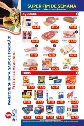 Catálogo Shibata Supermercados | Promoções especiais em andamento | 20/12/2024 - 22/12/2024