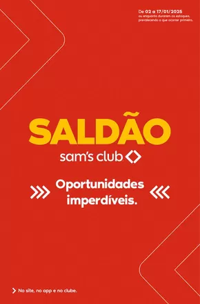 Catálogo Sam's Club em São Paulo | Ofertas especiais atraentes para todos | 03/01/2025 - 17/01/2025