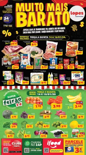 Catálogo Lopes Supermercados | Encarte Lopes Supermercados | 14/01/2025 - 16/01/2025