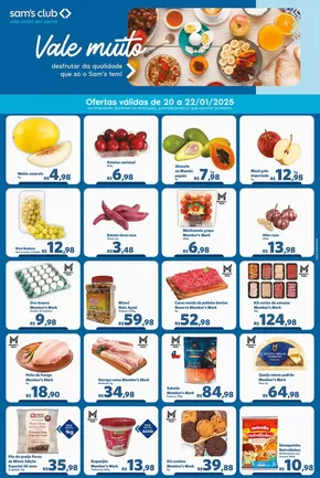 Promoções de Supermercados | Ótima oferta para caçadores de pechinchas de Sam's Club | 20/01/2025 - 22/01/2025