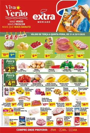 Promoções de Supermercados | Pechinchas e ofertas atuais de Extra | 21/01/2025 - 23/01/2025