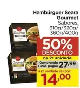 Oferta de Gourmet - Hambúrguer por R$27,99 em Carrefour