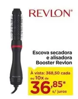 Oferta de Revlon - Escova Secadora E Alisadora por R$36,85 em Carrefour