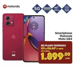 Oferta de Motorola - Smartphone Moto G84 por R$1899 em Carrefour