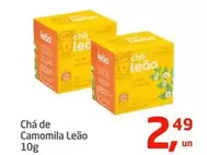 Oferta de Leão - Chá De Camomila por R$2,49 em Tenda Atacado