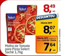 Oferta de Select - Molho De Tomate Para Pizza por R$8,49 em Tenda Atacado