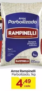 Oferta de Rampinelli - Arroz por R$4,49 em Carrefour