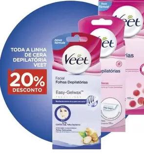 Oferta de Veet - Toda A Linha De Cera Depilatória em Carrefour